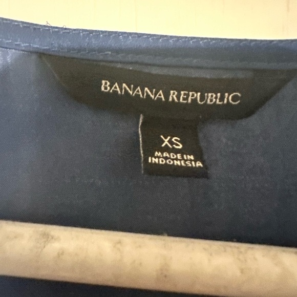 Banana Republic Blue Wrap Blouse - Picture 3 of 3